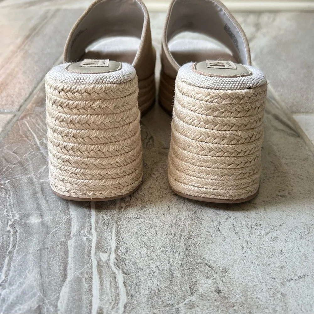 NWOB MIA Palma Limited Edition Women's Espadrille Platform Wedge Sandals, 7.5